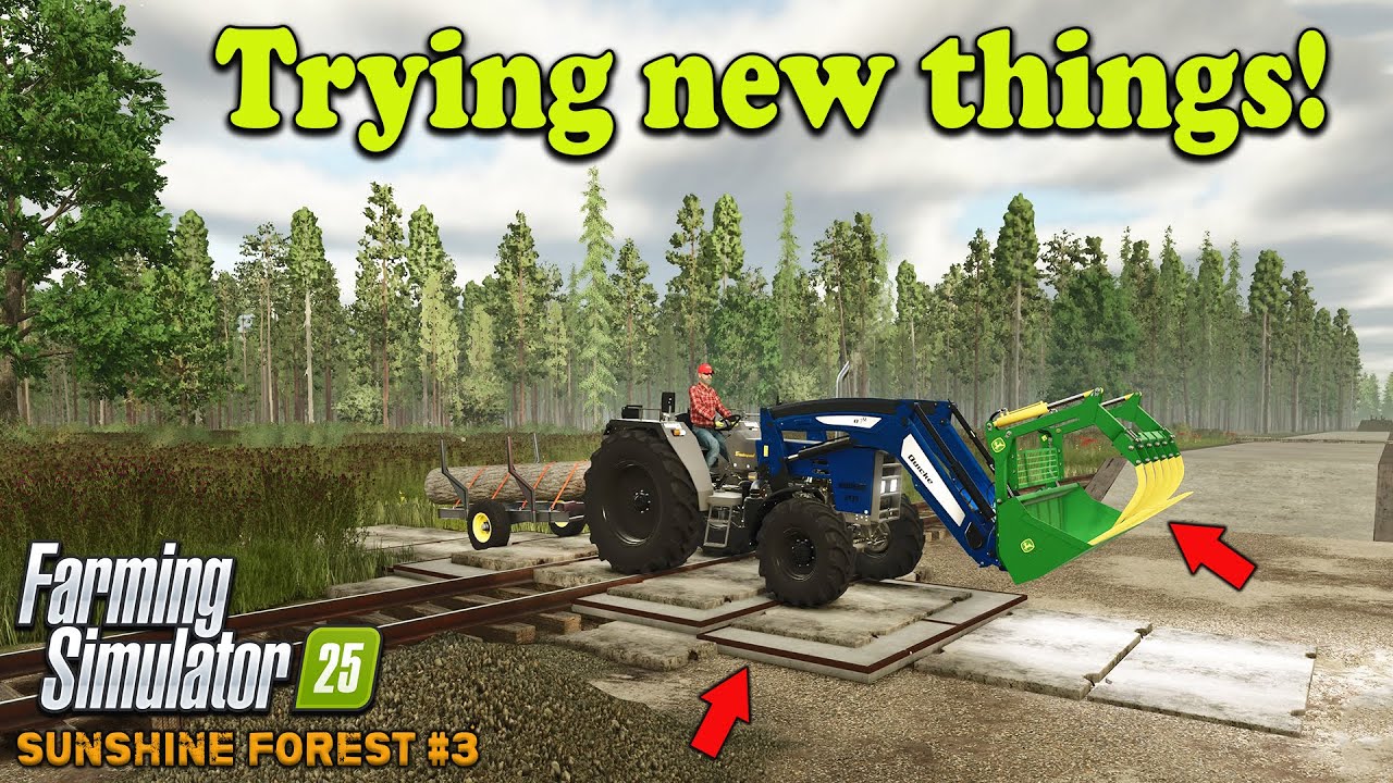 A TRAILED EVOLUTION?! ON SUNSHINE FOREST #3 | Farming Simulator 25.