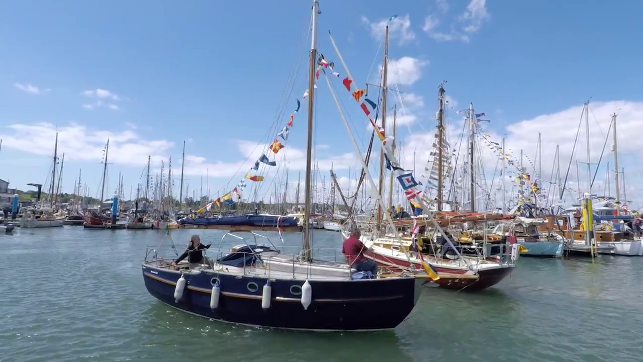 Trip around Yarmouth harbour 2017 Old Gaffers
