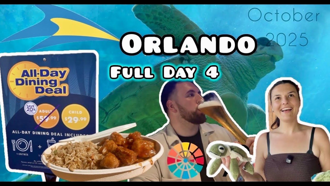 SeaWorld — питание в течение всего дня | Icon Park | Орландо, Флорида | День 4