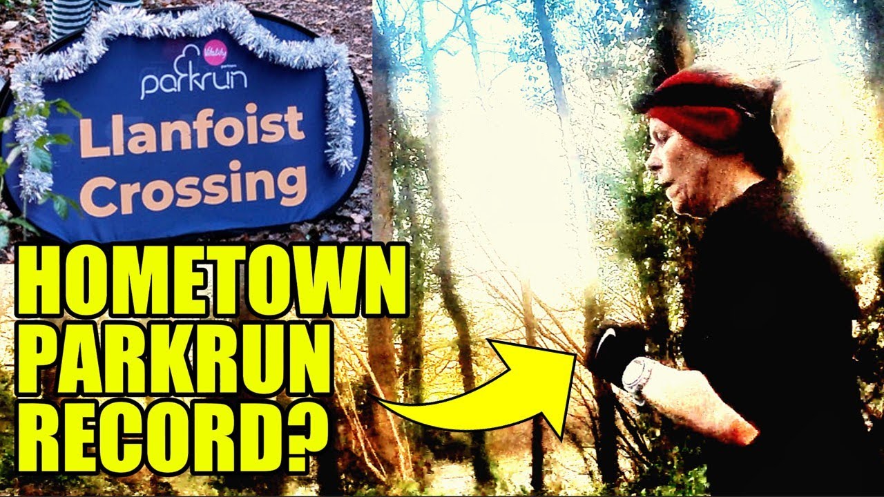 Llanfoist Crossing parkrun [] Full Course PoV [] I Tried to Break a Parkrun Age Group Record 😳