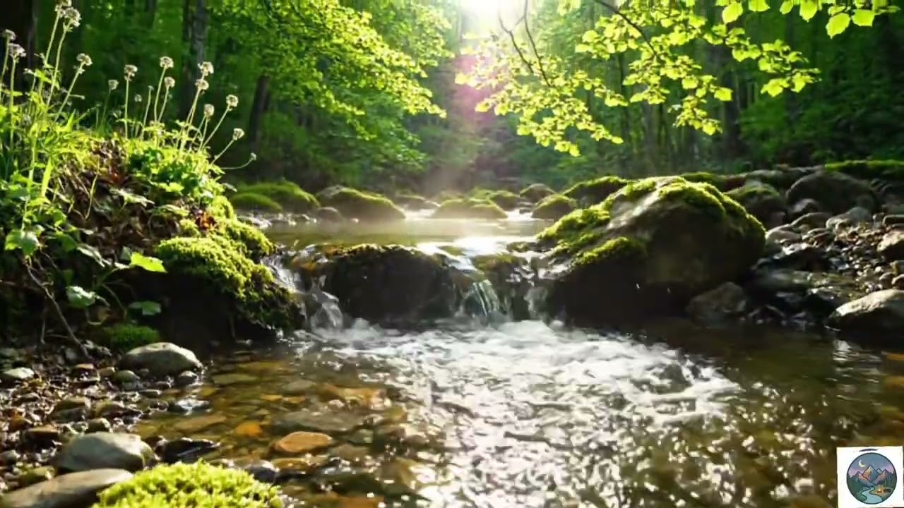 Clear Your Mind: 4 Hour of Forest Stream Sounds | Nature White Noise for Studying