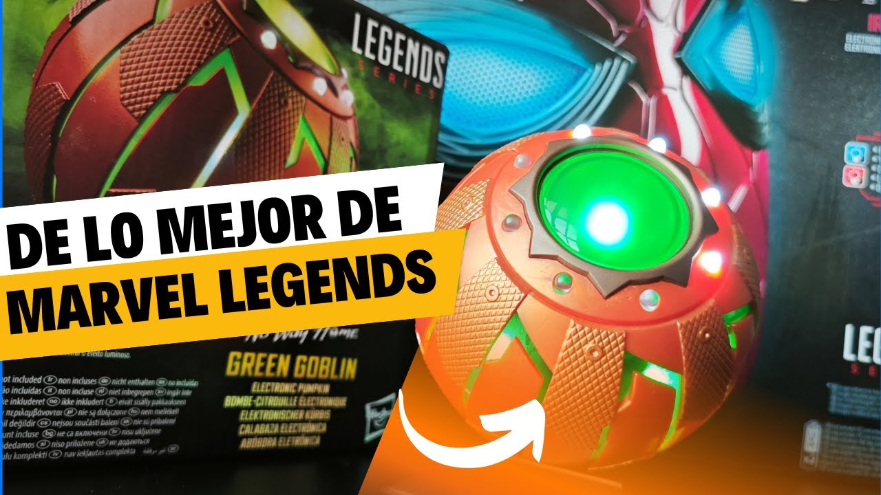 Marvel Legends nueva Bomba de Calabaza del Duende Verde de Spiderman No Way Home