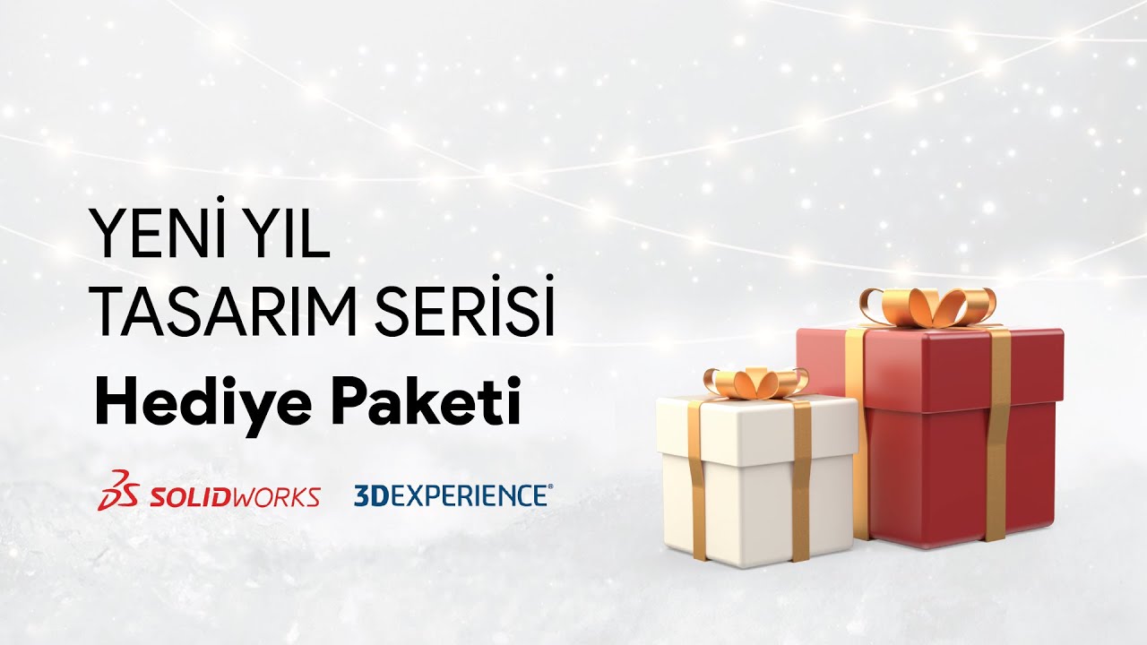 SOLIDWORKS ile Hediye Paketi Tasarımı | 2025 Yeni Yıl Tasarım Serisi #4