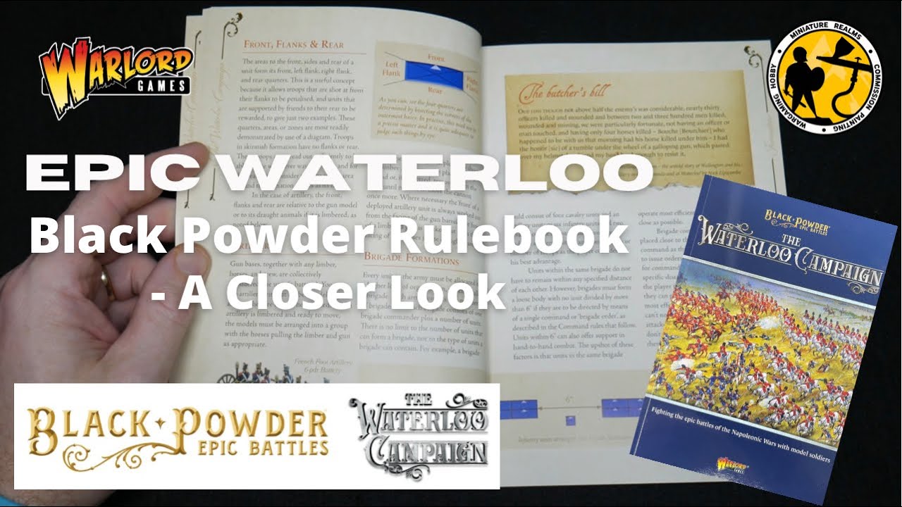 Warlord Games Epic Battles Waterloo Rulebook - A Closer Look