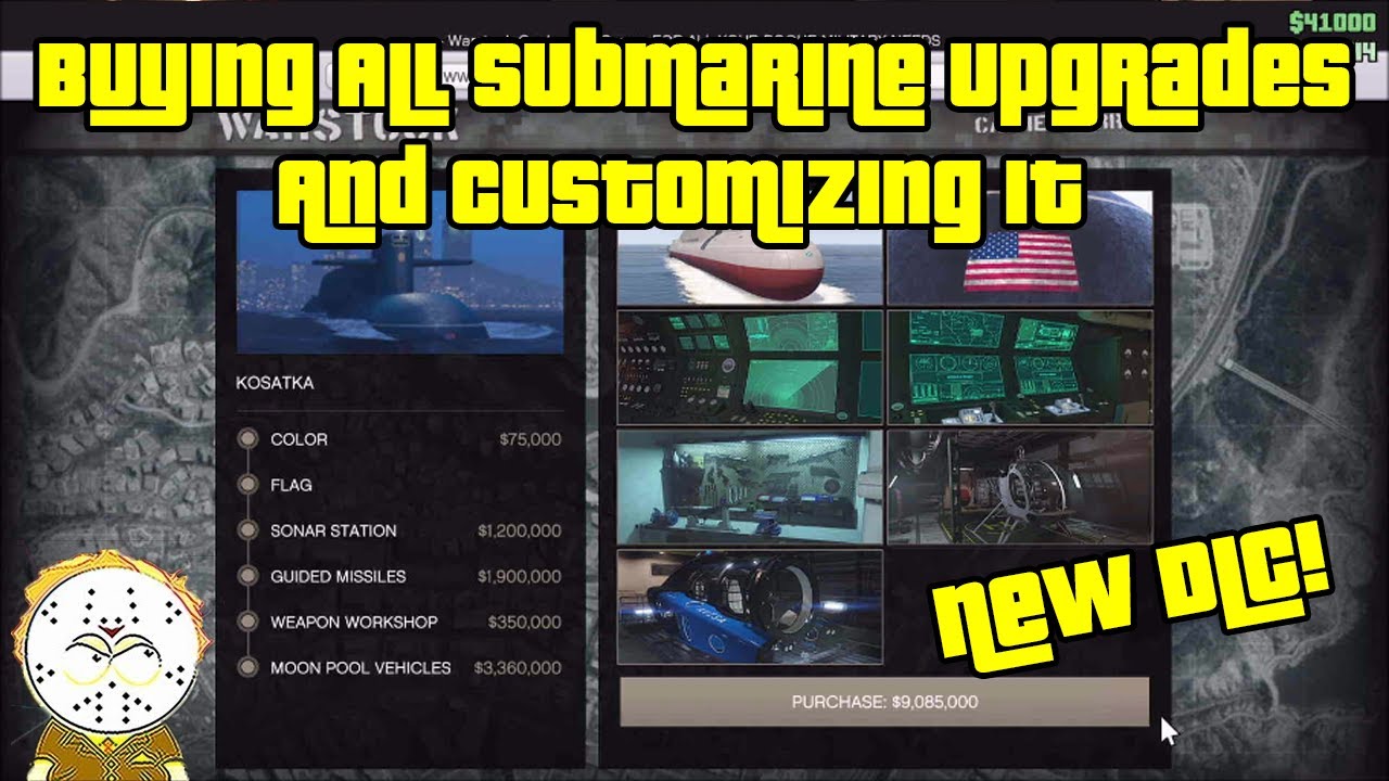 GTA Online Cayo Perico DLC Buying All Submarine Upgrades And Impressions
