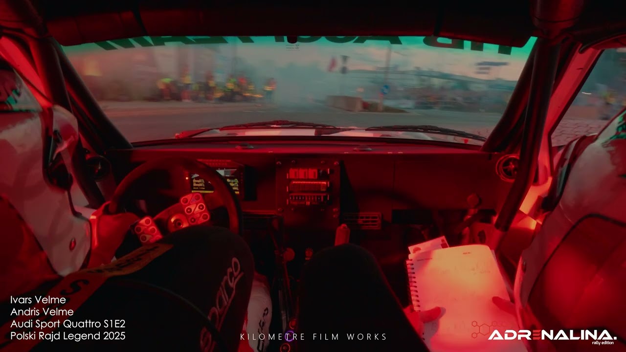 Ivars Velme Andris Velme  On-board Audi Sport Quattro S1 Polski Rajd Legend Poland Rally Legend 2025