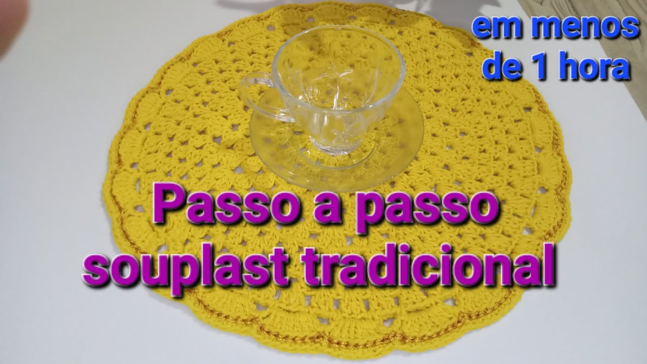 💥SOUPLAST DE CROCHÊ PASSO A PASSO TRADICIONAL COM DETALHES ESPECIAIS💥 #crochet 