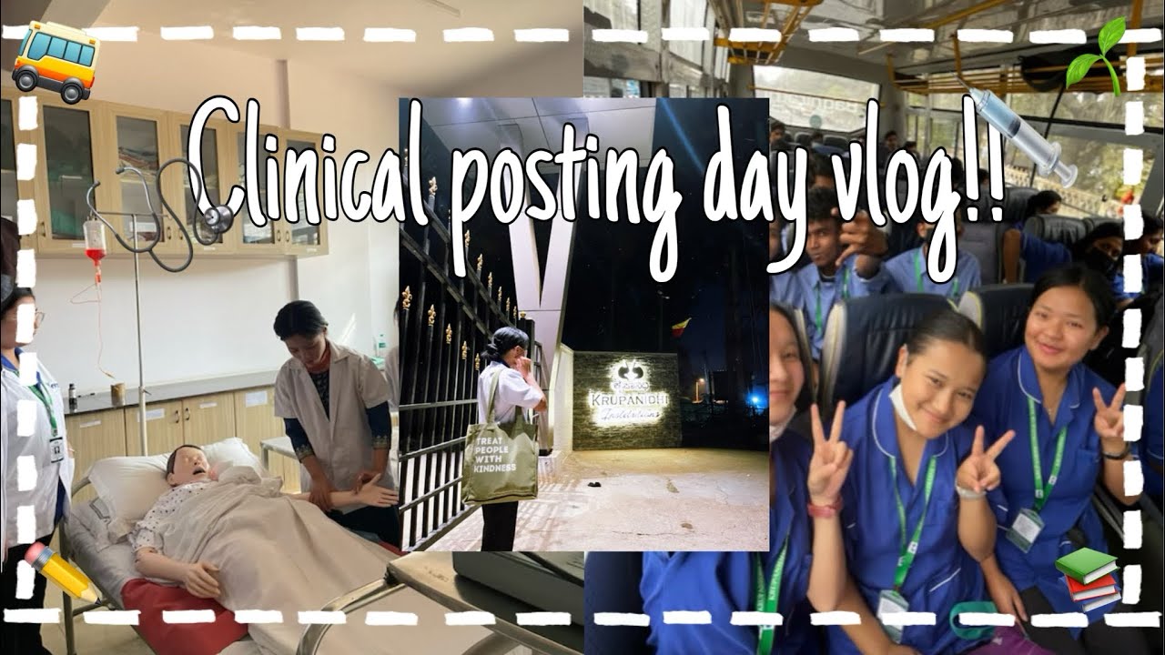 Clinical posting vlog💉🩺 | B.Sc nursing student| Krupanidhi college of nursing