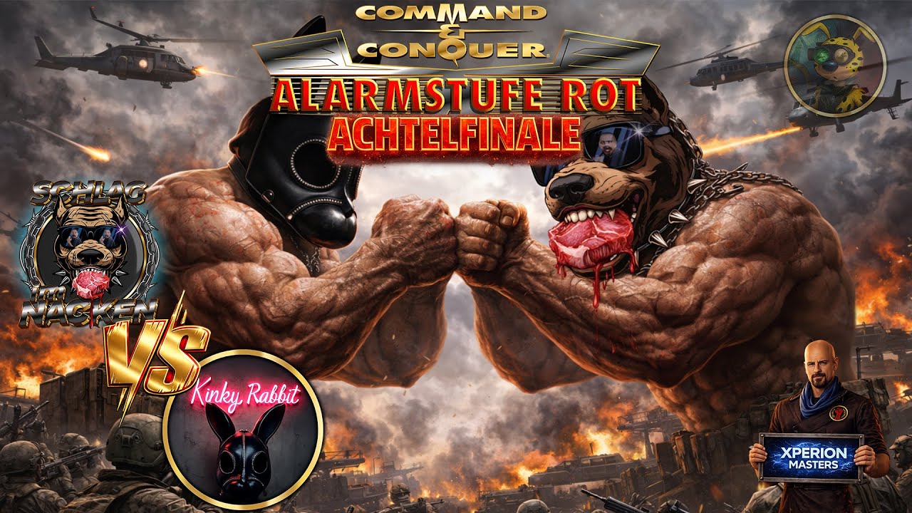 🚨 RED ALERT! SCHLAGIMNACKEN VS KINKY RABBIT |🚨C&C RED ALERT XP MASTERS ‪@XPERION_DE‬