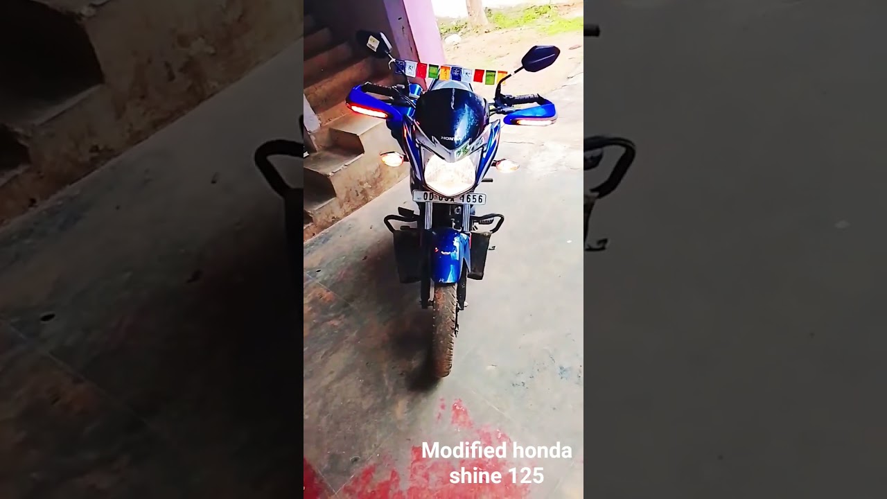 Honda. shine 125 # modified bike # looking 🔥 after modification