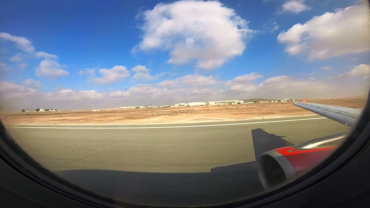 START in AMMAN! 🇯🇴 Royal Jordanian (RJ/RJA) Window View