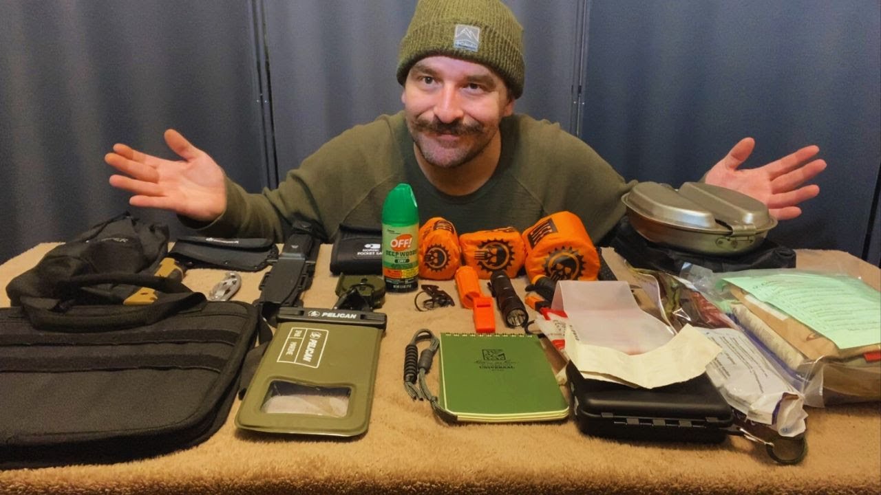 ASMR-Showing You What’s Inside My Survival Bag 🏕️