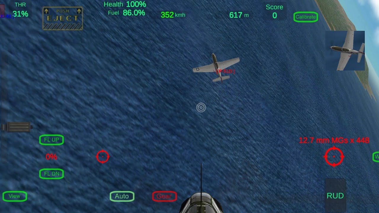 Gunship Sequel WW2 : Ki-61 vs P-51D Instant Dogfight.
