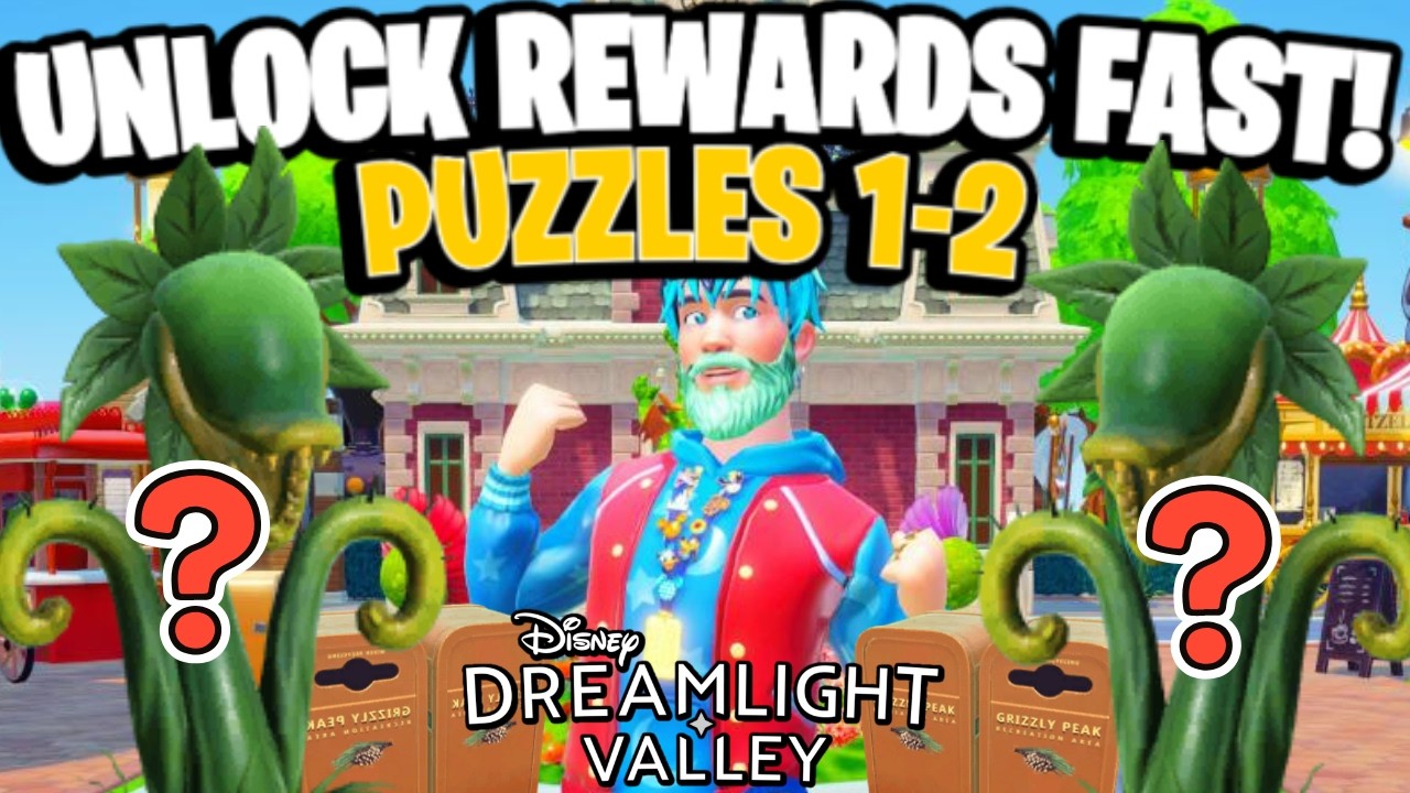 First 2 Puzzles SOLVED! Parks Floating Festival EVENT GUIDE | Dreamlight Valley