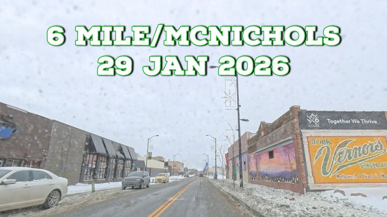 6 Mile Rd & McNichols | Livonia to Detroit
