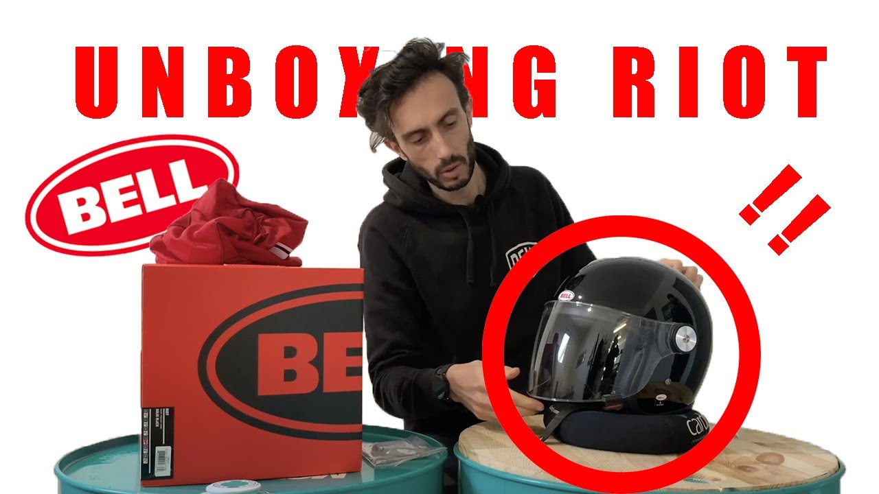 Unboxing du casque moto jet avec visière Bell Helmets Riot - La Grande Classe !