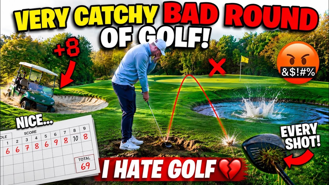 Awful golf its so Embarassing | My Wildest Golf Round Yet!