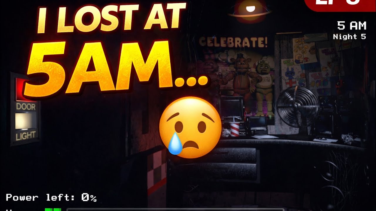 I Lost at 5AM… So Close! | FNAF Episode 8
