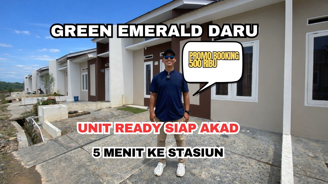 COCOK BUAT YANG CARI RUMAH DEKAT STASIUN DAN UNIT READY‼️ | RUMAH SUBSIDI GREEN EMERALD DARU