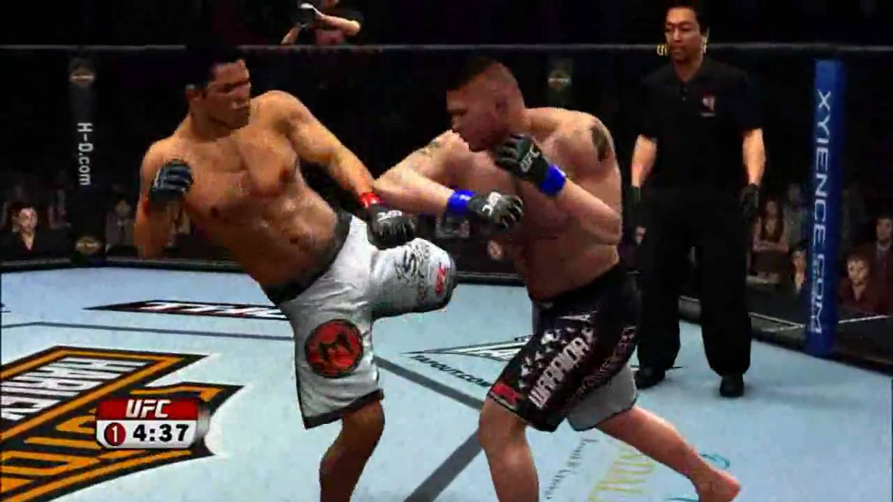 UFC 2009 Undisputed - Brock Lesnar Vs Minotauro Nogueira Gameplay HD
