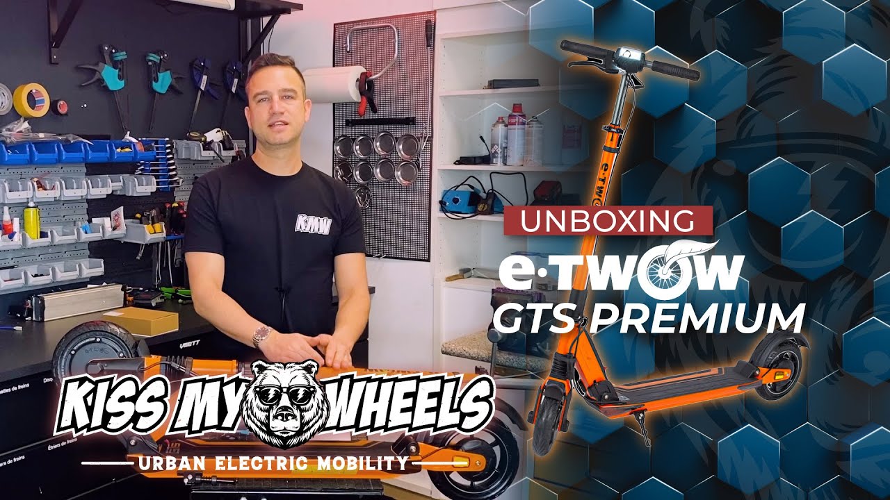 ETWOW GTS Premium - UNBOXING Trottinette électrique 700 Watts - Vitesse maximum 45 Km/h