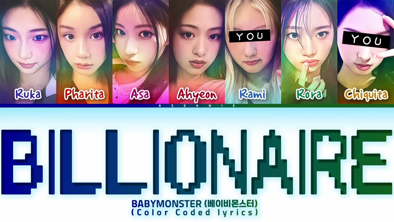 [KARAOKE] BABYMONSTER - 'billionaire' but you are Rami & Chiquita (Color Coded Lyrics)