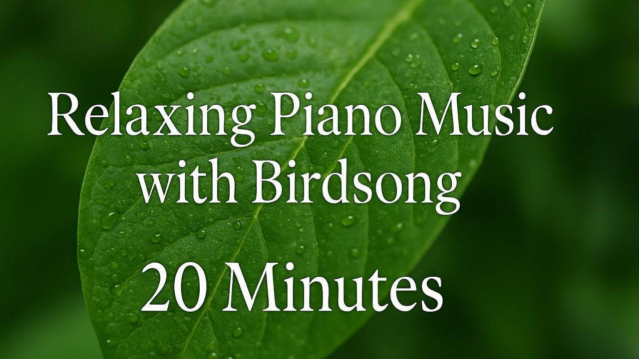 Peaceful Piano🎶 & Birds, 20 Minute Of Pure Calm
