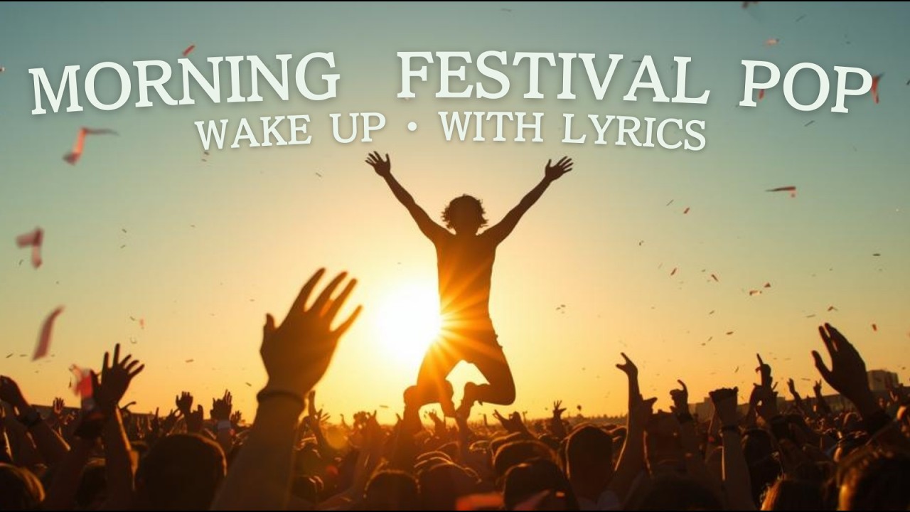 Morning Festival Pop ☀️ Wake Up Hype Playlist (With Lyrics) | Pop-EDM Energy Mix