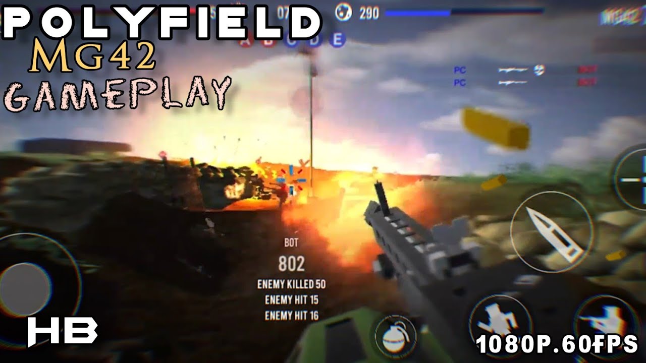 [ Polyfield ] New MG42 Gameplay / 1080P.60FPS.