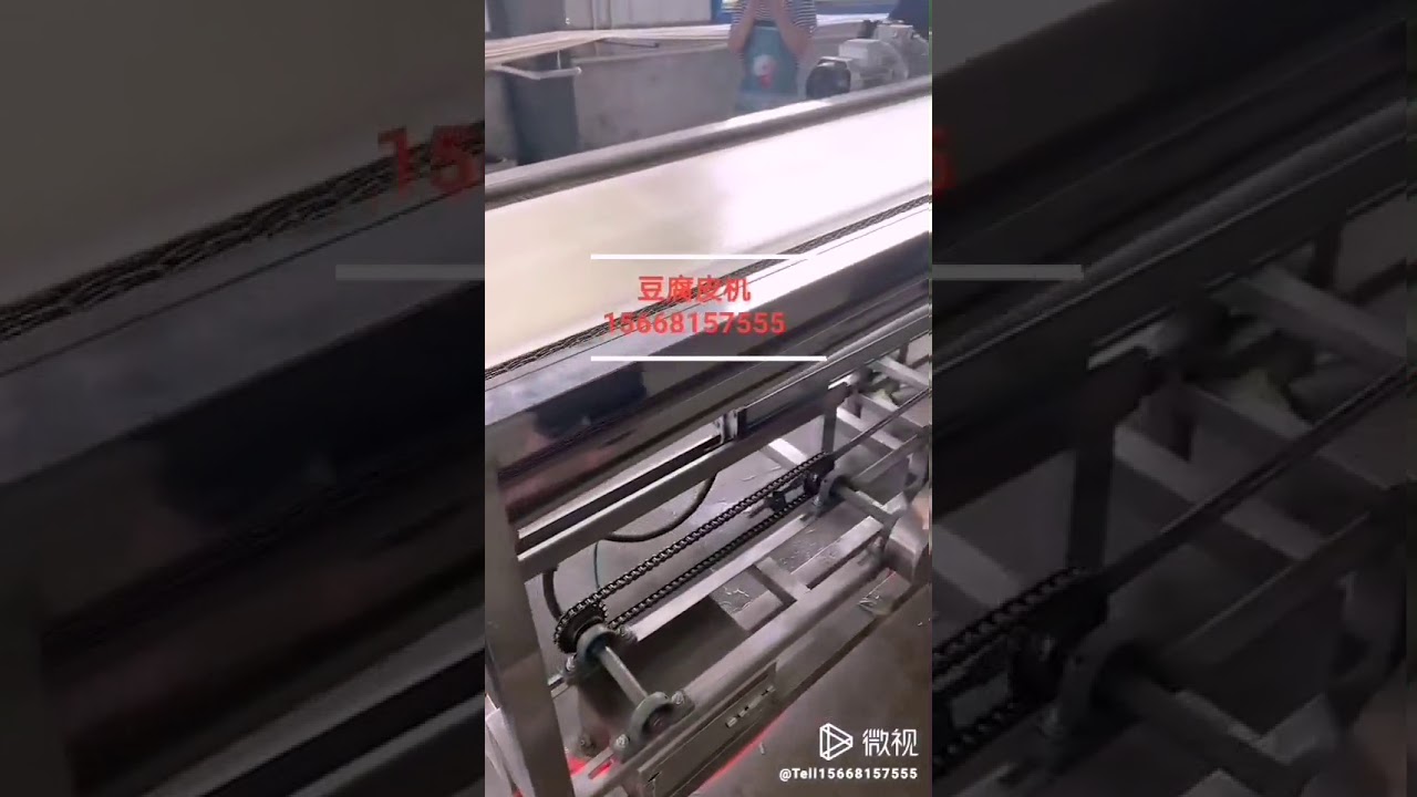 千张豆腐皮机加工生产千张豆腐皮