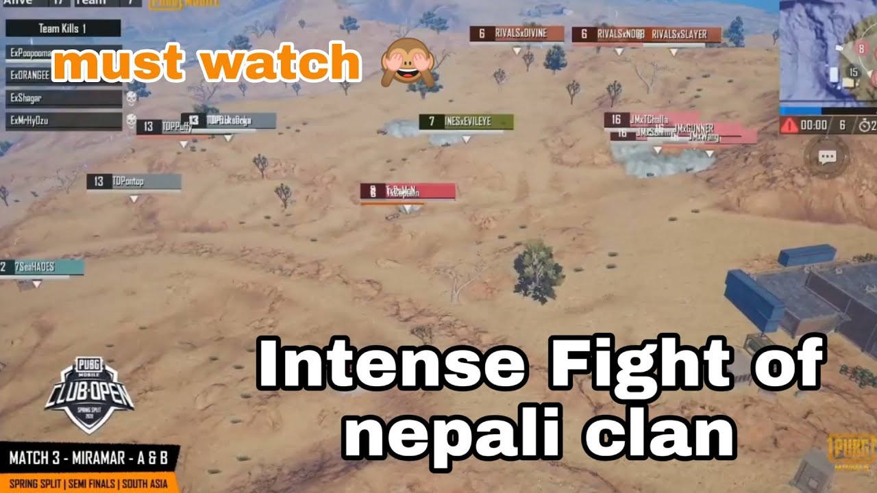 Intense fight of nepali team / jyan mara win with 7kill // PMCO HIGHLIGHTS // Hype , ElementriX, TDP