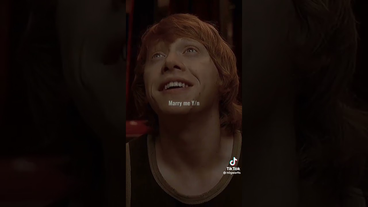 Ron proposed, but Harry secretly likes you. #harrypotter #ginnywealsey #hermionegranger #ronweasley