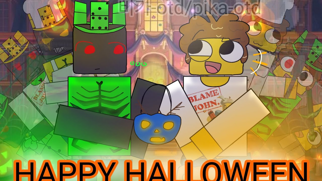 HAPPY HALLOWEEN!!!🎃🦇✨️✨️ 1X1X1X1🩻💚⚔️ AND SHEDLETSKY🍗⚔️ |FORSAKEN| #forsaken #halloween #animation 