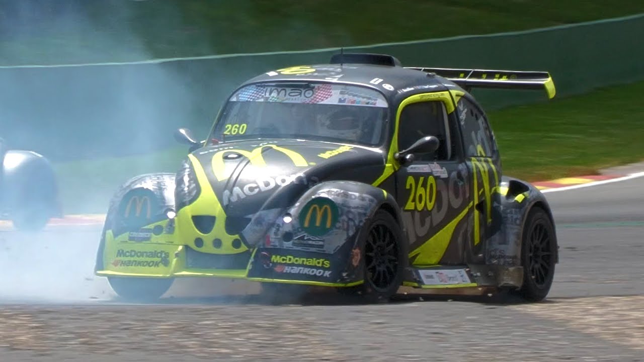 25H Spa VW Fun Cup 2023 - CRASHES, MANY SPINS, RAIN CHAOS & ACTION