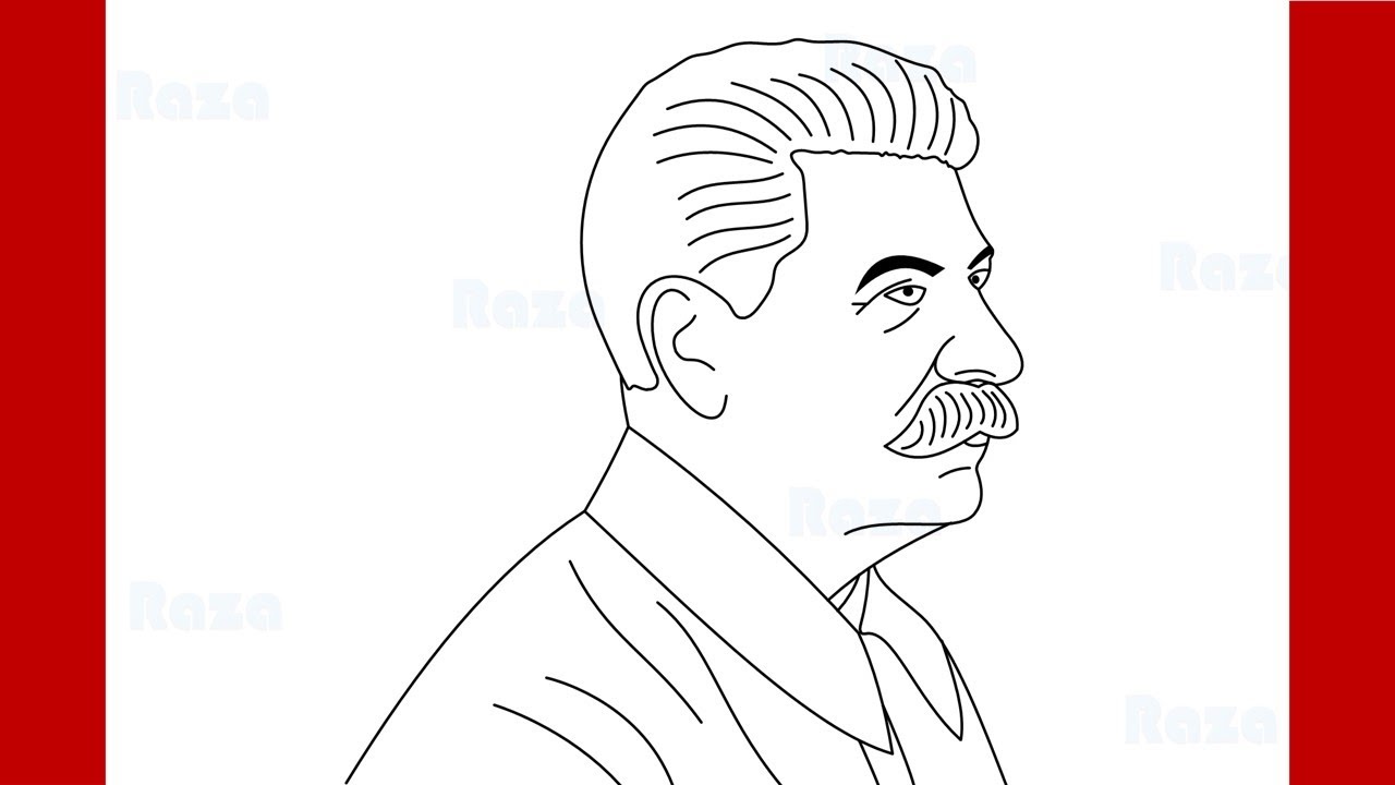 #drawing #stalin # How To Draw Joseph Stalin Step by Step Drawing