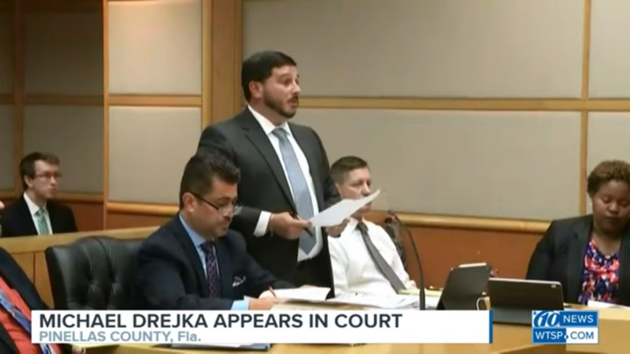 Michael Drejka appears in court