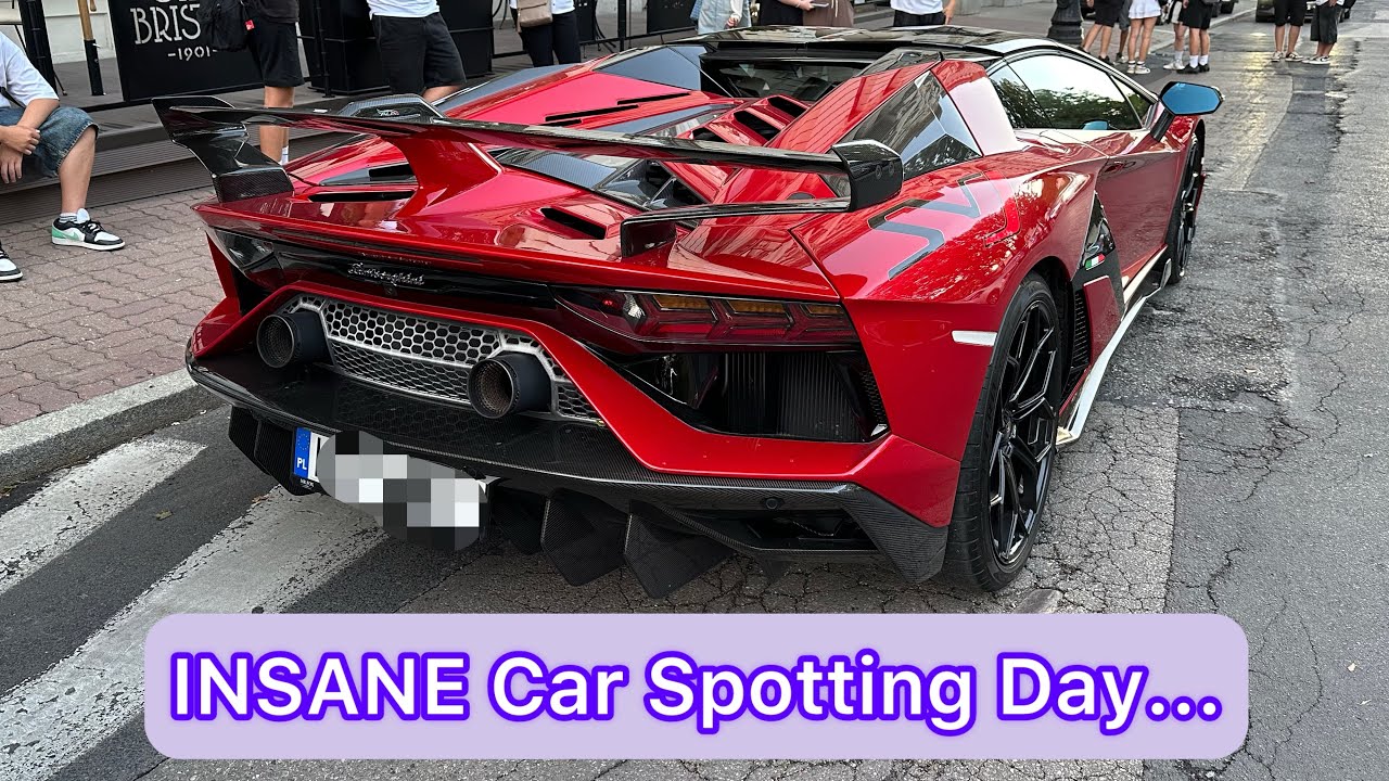 This Car Spotting Day Was WILD... (Lamborghini Aventador SVJ, Ferrari SF90, 2x Revuelto, and more)