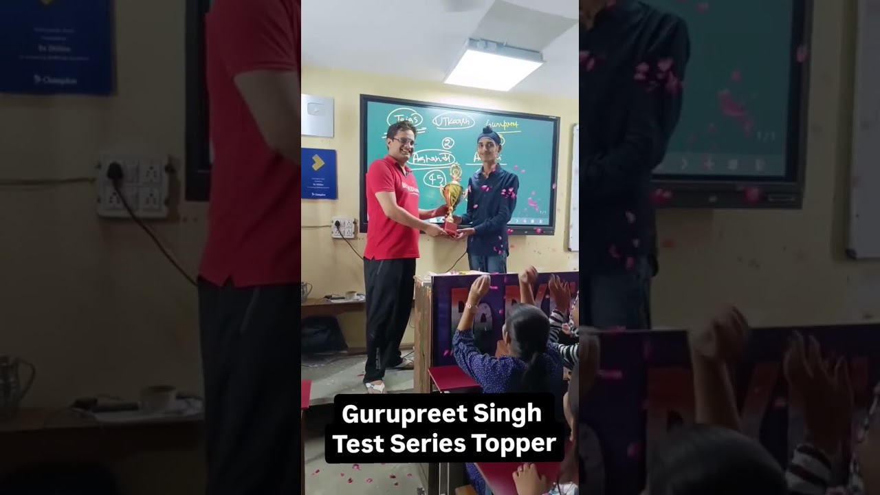 Gurupreet Singh Test Series Topper 🥰 #bedkdian