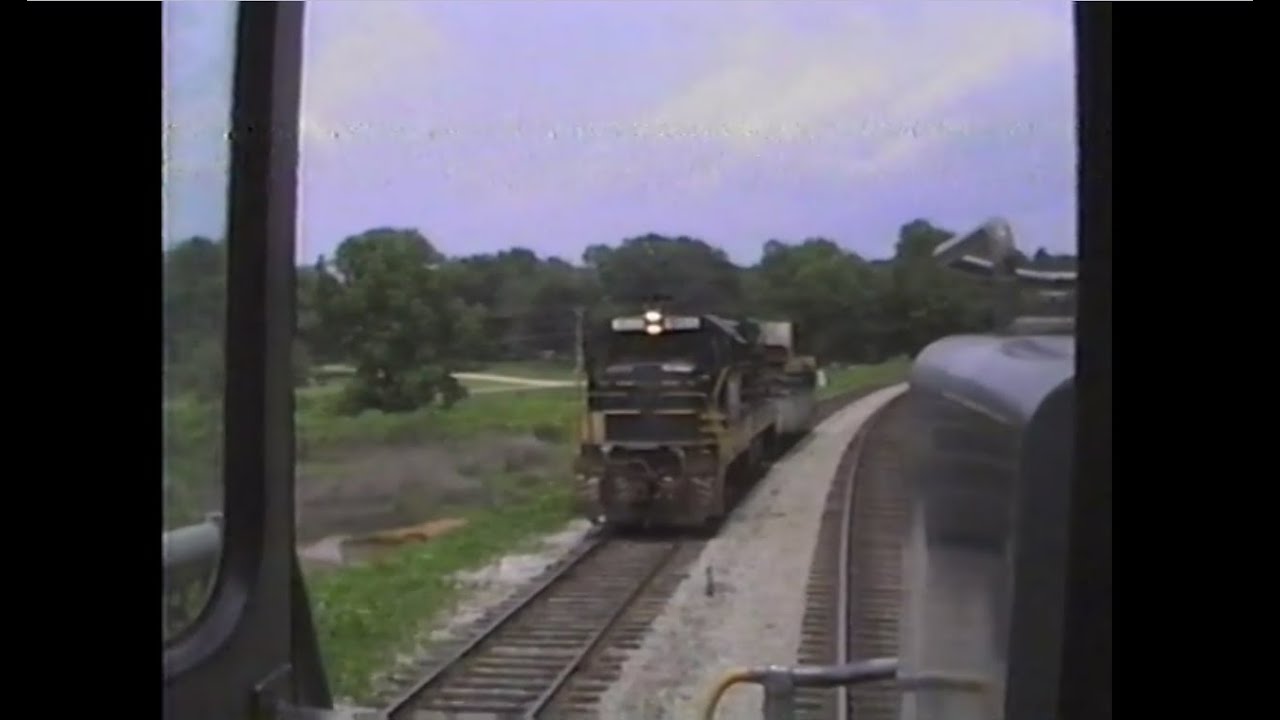 Early CSX Cab Ride in Georgia 1990