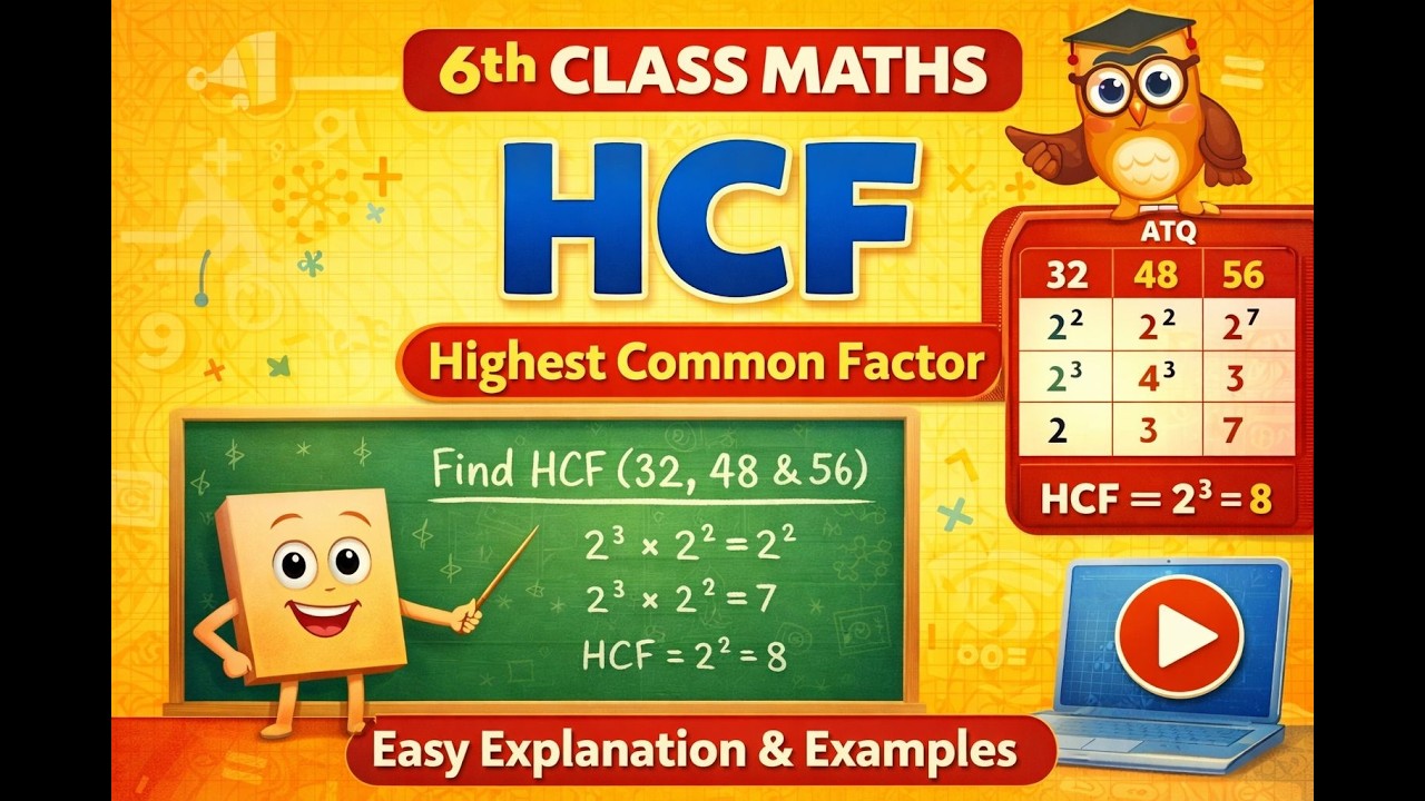 How to find HCF? HCF Tricks| In three methods|easy explanation for all students