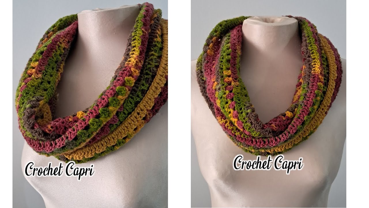 BUFANDA INFINITA A CROCHET ✨️♾️