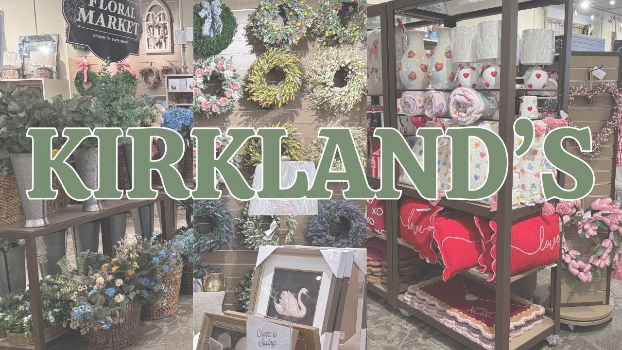 Новая весенняя коллекция товаров для дома от Kirkland's | Декор ко Дню святого Валентина | Первый...