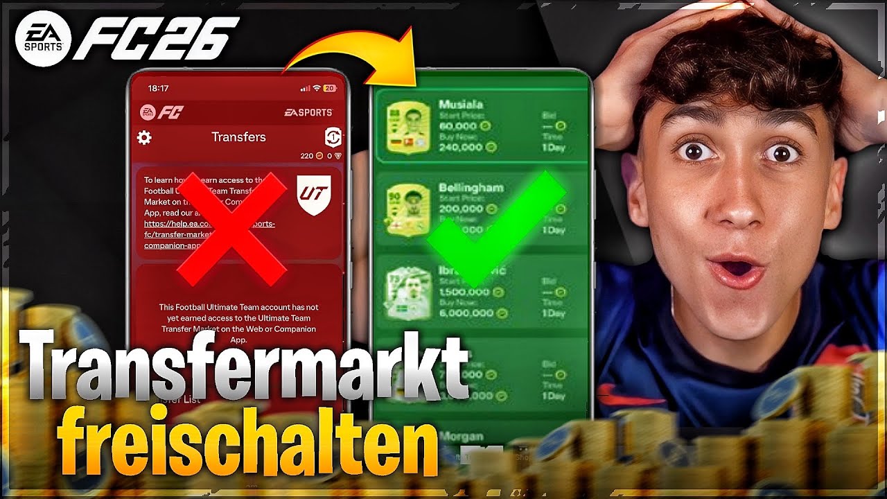 EAFC 26: WEBAPP TRANSFERMARKT FREISCHALTEN! ⚠️🚨 