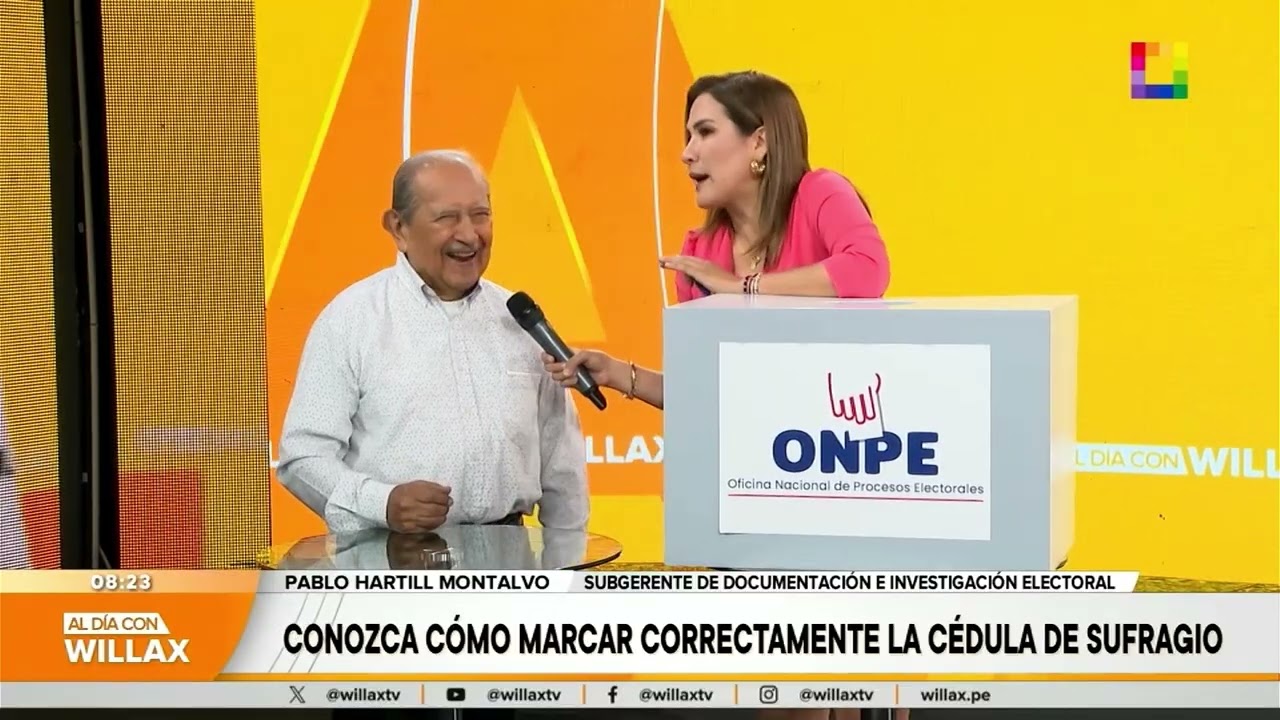 Al Día con Willax - FEB 10 - CONOZCA CÓMO MARCAR CORRECTAMENTE LA CÉDULA DE SUFRAGIO | Willax