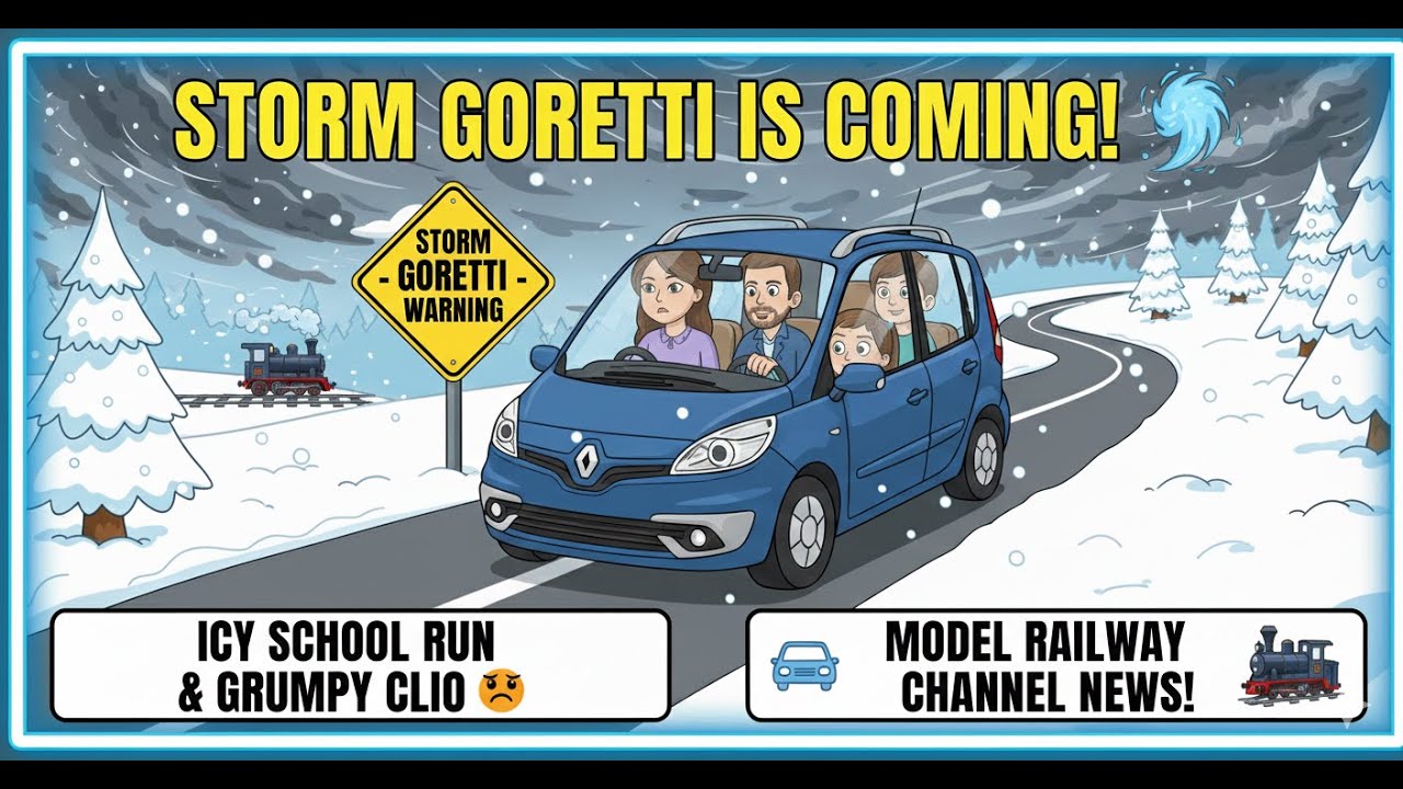 Storm Goretti is Only Hours Away! 🌪️ School Run Chat & HUGE Model Railway News! 🚂
