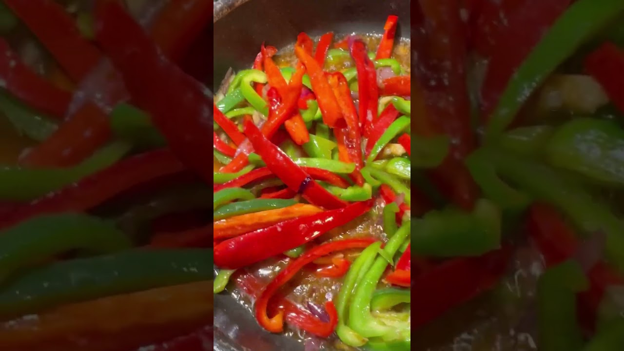 Salmon With Bell Peppers And Onions - A Quick, Easy, And Delicious Recipe