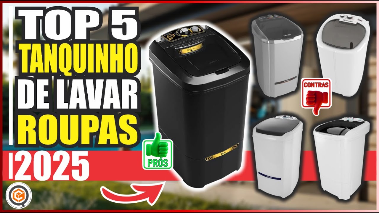 Melhor Tanquinho de lavar roupas 2025 - Grande, Barato e Eficiente
