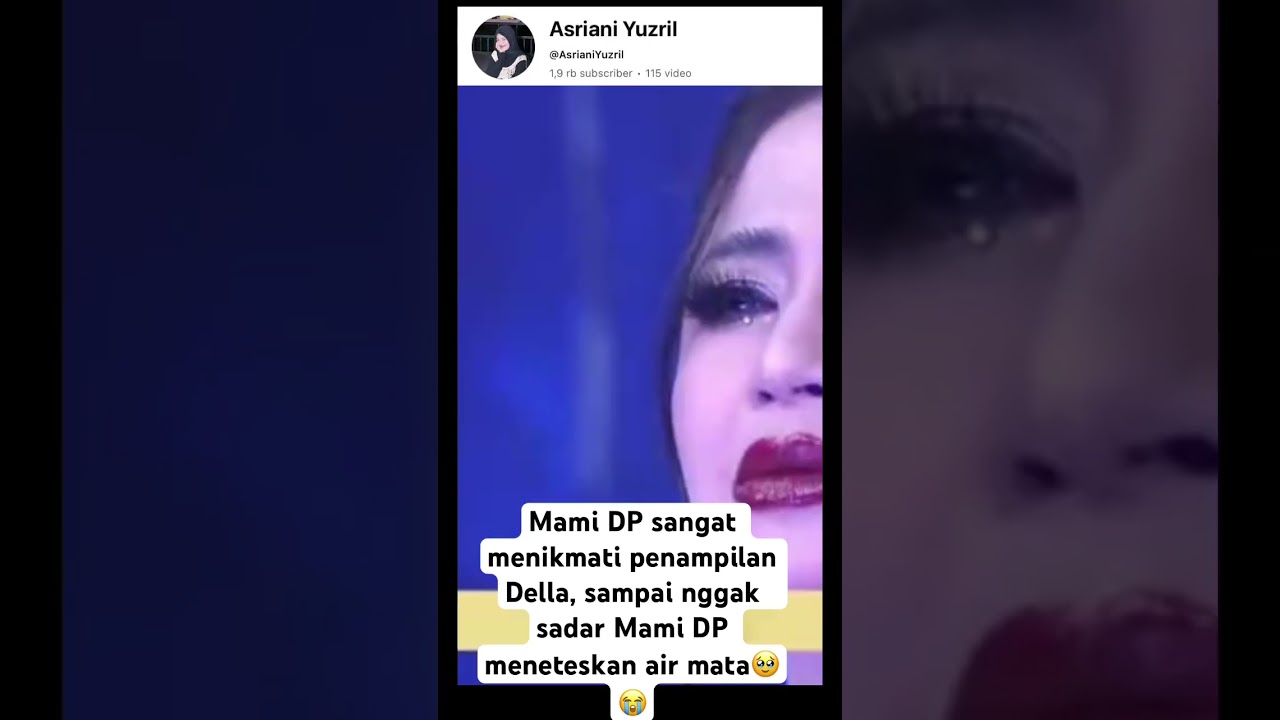 Mami DP sangat terharu menangis penampilan Della DA7 