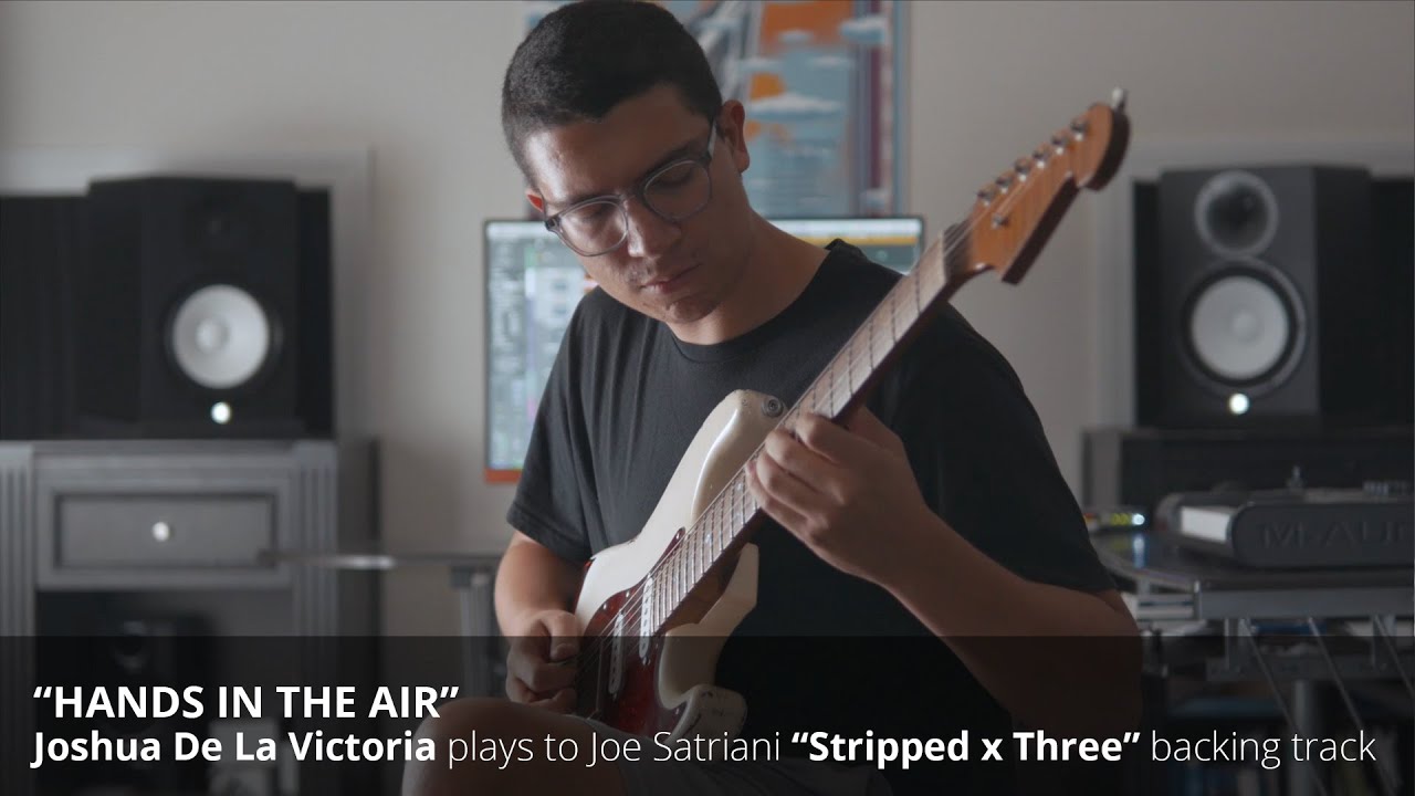 Joshua De La Victoria improvs over Joe Satriani's 
