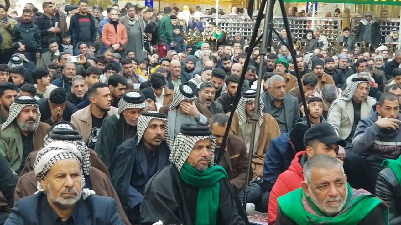 موكب الكوفة الموحد الكبير في صحن العباس ع وفاة ام البنين الرادود فاضل السنبلي